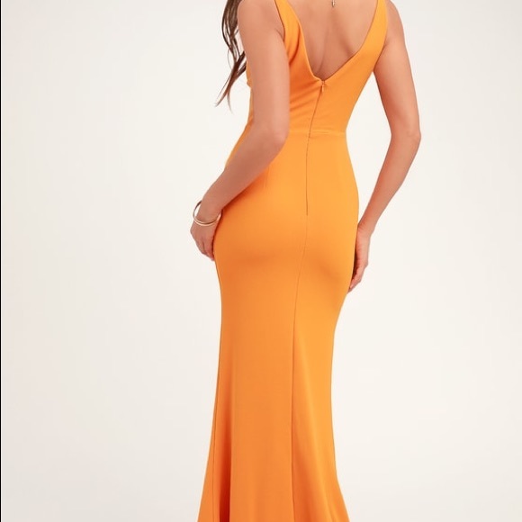 Melora Orange Sleeveless Maxi Dress from Lulu’s - Picture 2 of 4